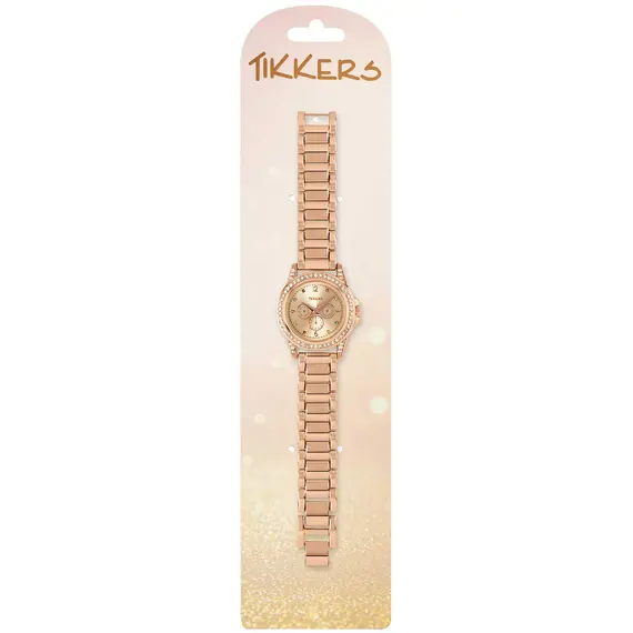 TIKKERS Girls Rose Gold Bracelet Multicolor Stones ATK1053, image 3