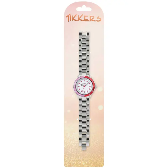 TIKKERS Girls Silver Bracelet Time Teacher ATK1051, image 3