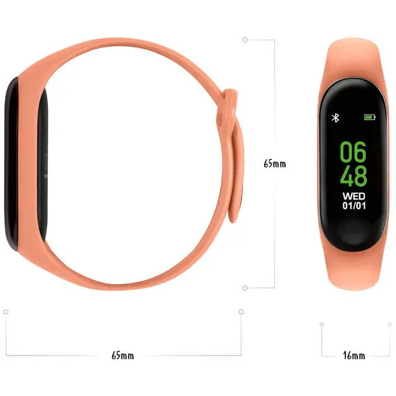 TIKKERS Series 1 Smartwatch Peach Strap TKS01-0001, image 5