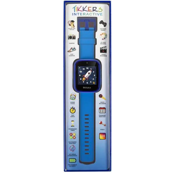 TIKKERS Interactive Smartwatch Blue Strap ATK1084BLU, image 6