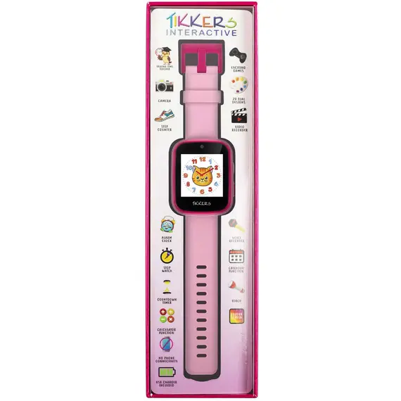 TIKKERS Interactive Smartwatch Pink Strap ATK1084PNK, image 6