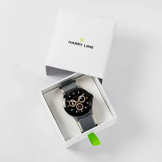HARRY LIME Series 07 Smartwatch Step Tracker Grey Strap HA07-2010, image 5