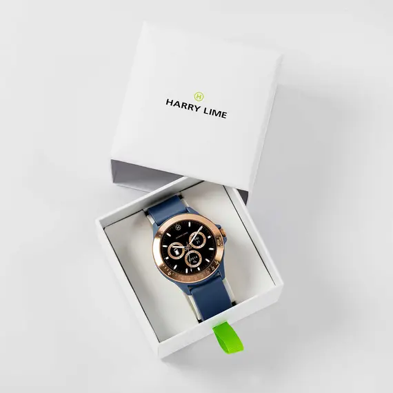 HARRY LIME Series 07 Smartwatch Step Tracker Navy Strap HA07-2012, image 5
