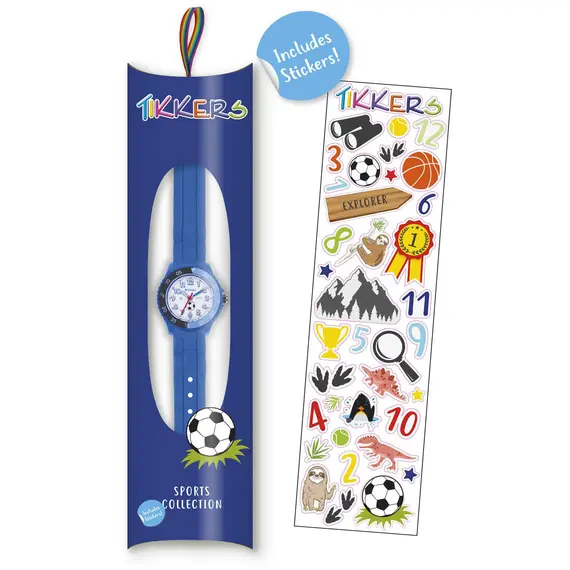 TIKKERS Boys Blue Strap Time Teacher TK0002, image 4