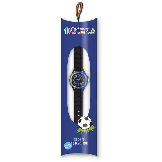 TIKKERS Boys Black Strap Time Teacher TK0116, image 3