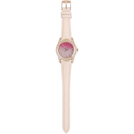 TIKKERS Girls Light Pink Strap Glitter Stone Set TK0176, image 2