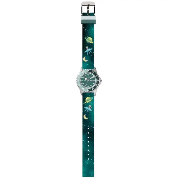 TIKKERS Boys Green Strap Space Time Teacher Set TK0210, image 2