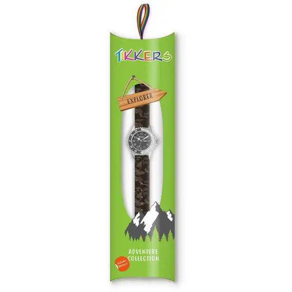 TIKKERS Boys Camo Strap Time Teacher Set TK0211, image 3