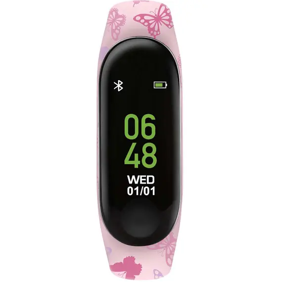 TIKKERS Series 1 Smartwatch Fuchsia Butterfly Strap TKS01-0005