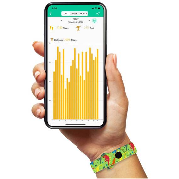 TIKKERS Series 1 Smartwatch Green DInosaur Strap TKS01-0007, image 4