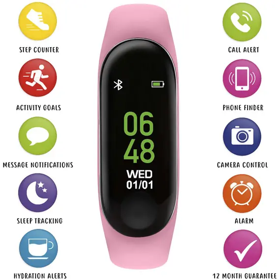 TIKKERS Series 1 Smartwatch Fuchsia Strap TKS01-0008, image 2