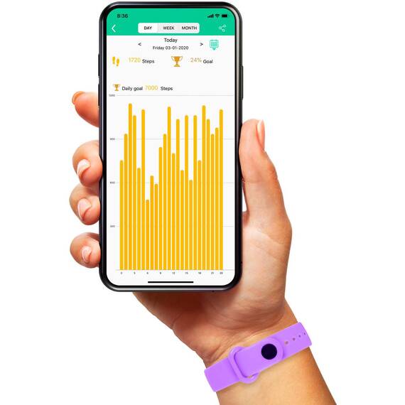 TIKKERS Series 1 Smartwatch Purple Strap TKS01-0009, image 4