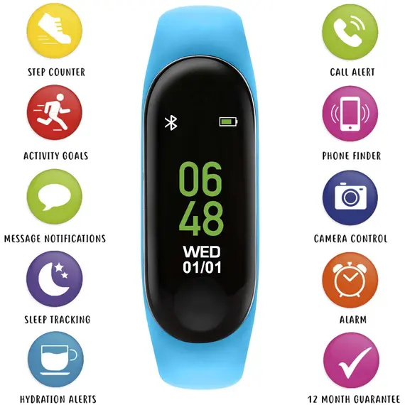 TIKKERS Series 1 Smartwatch Blue Strap TKS01-0011, image 2