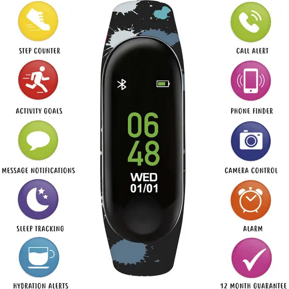 TIKKERS Series 1 Smartwatch Black Strap Με Περικάρπιο Και Πορτοφόλι, image 2