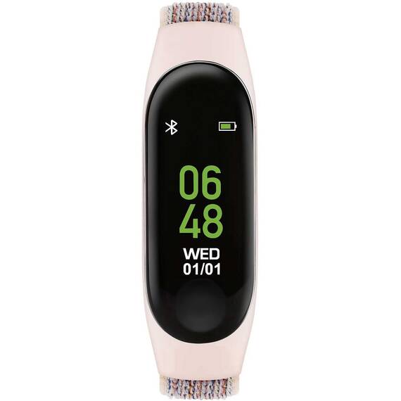 TIKKERS Series 1 Smartwatch Pink Canvas Strap TKS01-0016