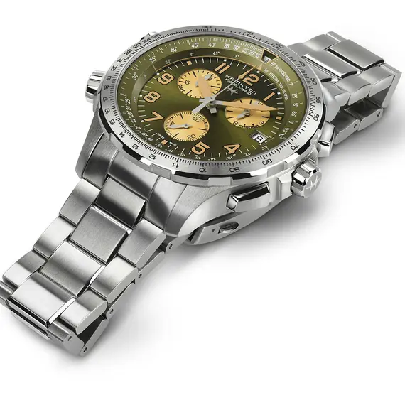 HAMILTON Khaki Aviation X-Wind GMT Chrono H77932160, image 4