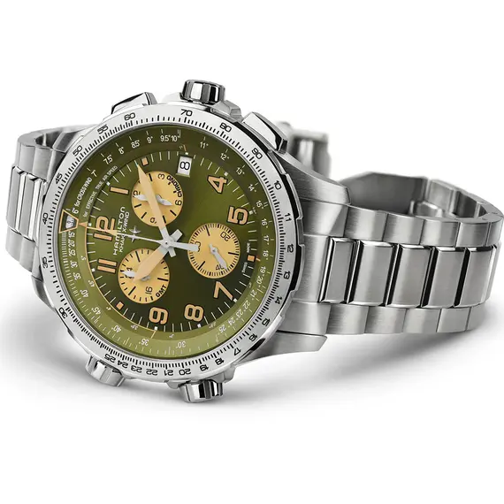 HAMILTON Khaki Aviation X-Wind GMT Chrono H77932160, image 5