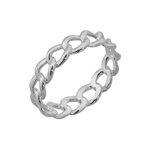 PRINCESILVERO Δαχτυλίδι Βεράκι Πλεξίδα Από Ασήμι 925 1A-RG199-1