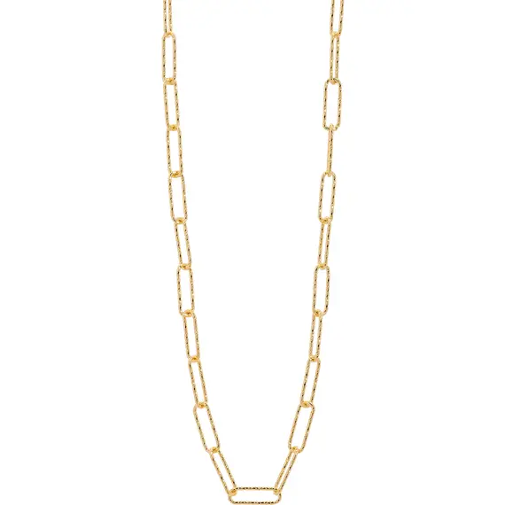 PRINCESILVERO Καδένα Χρυσή Long Roynd Wire Από Ασήμι 925 42cm 1R-CH067-3-42