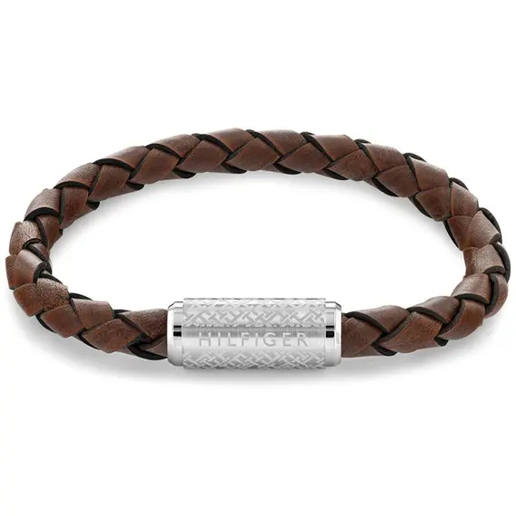 TOMMY HILFIGER Leather Stainless Steel Bracelet 2790482