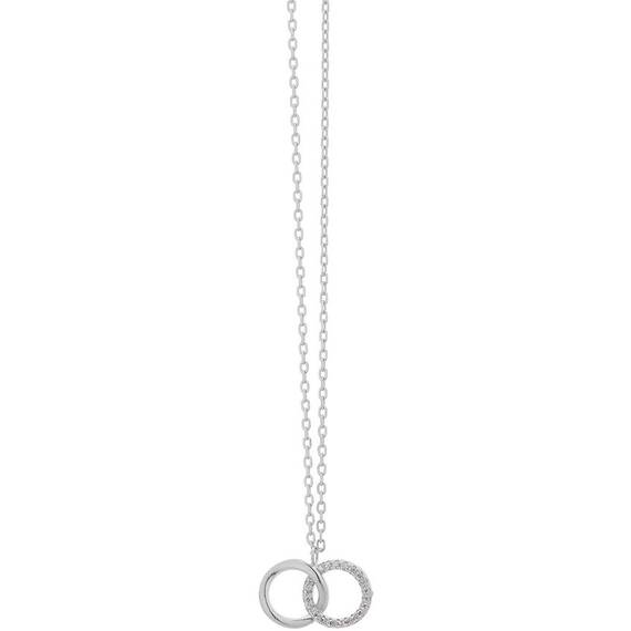 PRINCESILVERO Κολιέ Κύκλοι Από Ασήμι 925 Με Ζιργκόν 45cm 2A-KD448-1