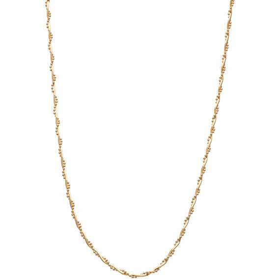 PRINCESILVERO Καδένα Χρυσή Treccia Από Ασήμι 925 40cm 9R-CH038-3-40