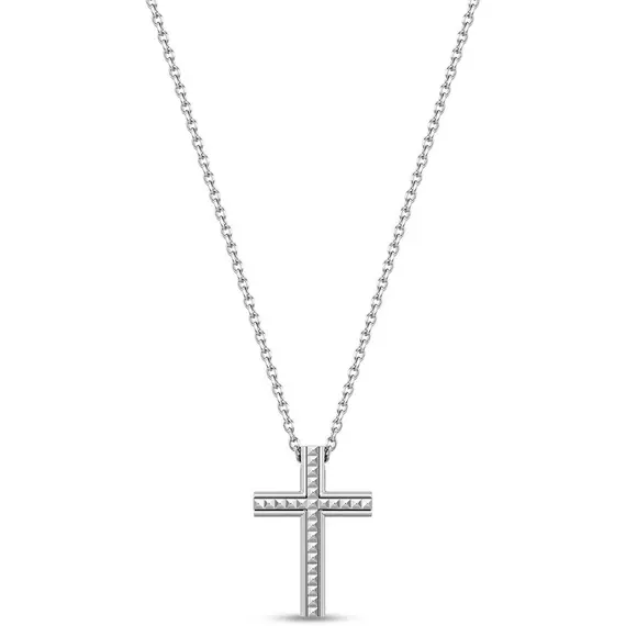 POLICE Geometric Metal Stainless Steel Necklace 70cm PEAGN0001401
