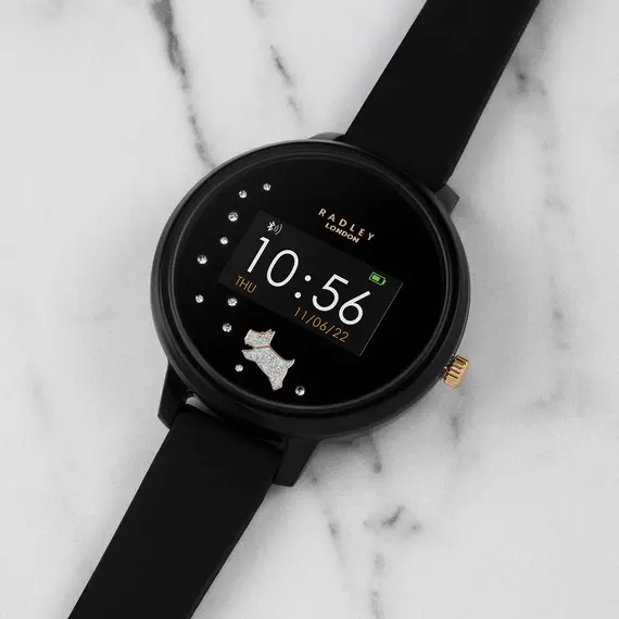 RADLEY LONDON Series 03 Smartwatch Dog Black Silicone RYS03-2026, image 4