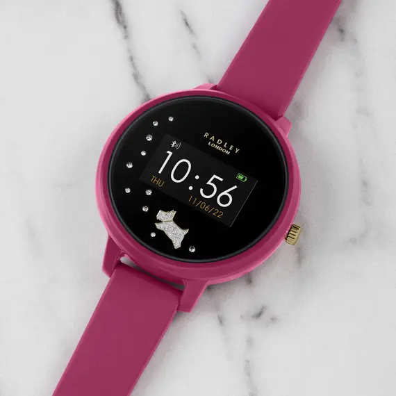 RADLEY LONDON Series 03 Smartwatch Dog Fuchsia Silicone RYS03-2030, image 4