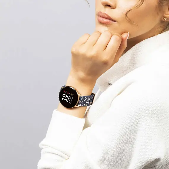 RADLEY LONDON Series 05 Smartwatch Rose Gold and Blue Silicone RYS05-2046, image 3