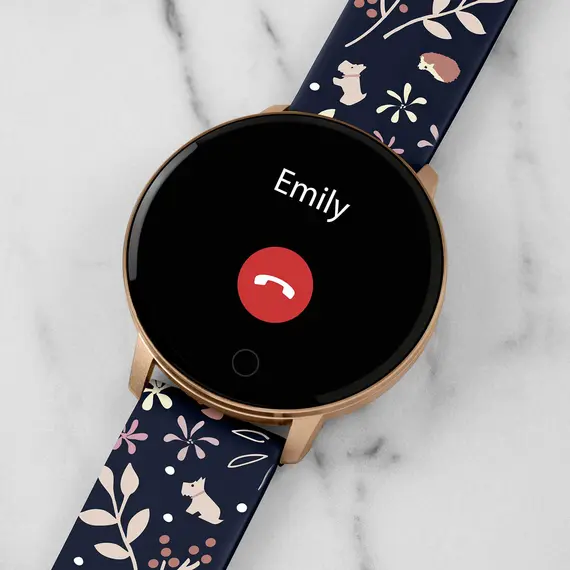 RADLEY LONDON Series 05 Smartwatch Rose Gold and Blue Silicone RYS05-2046, image 4