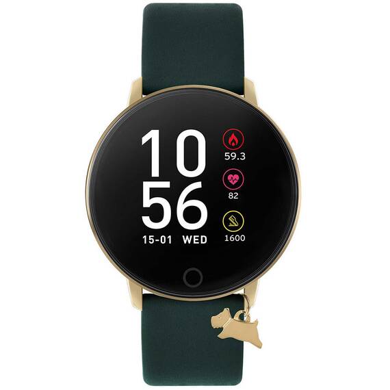 RADLEY LONDON Series 05 Smartwatch With Charm Gold and Green Leather RYS05-2102-INΤ