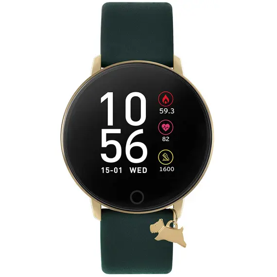 RADLEY LONDON Series 05 Smartwatch With Charm Gold and Green Leather RYS05-2102-INΤ