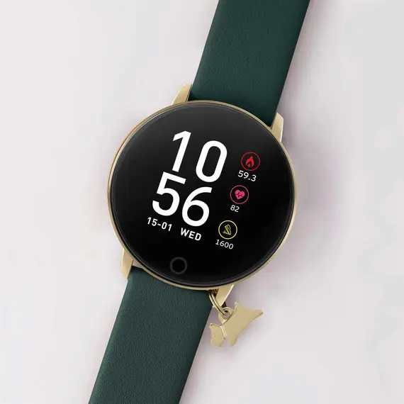 RADLEY LONDON Series 05 Smartwatch With Charm Gold and Green Leather RYS05-2102-INΤ, image 2