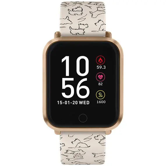 RADLEY LONDON Series 06 Smartwatch Rose Gold Cream Silicone RYS06-2064