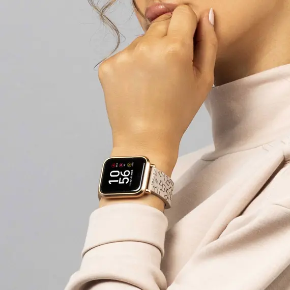 RADLEY LONDON Series 06 Smartwatch Rose Gold Cream Silicone RYS06-2064, image 3