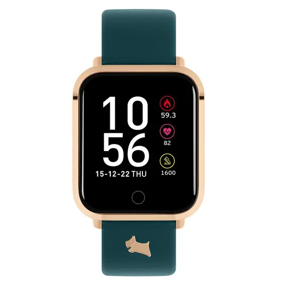 RADLEY LONDON Series 06 Smartwatch Rose Gold and Petrol Leather RYS06-2076-INT