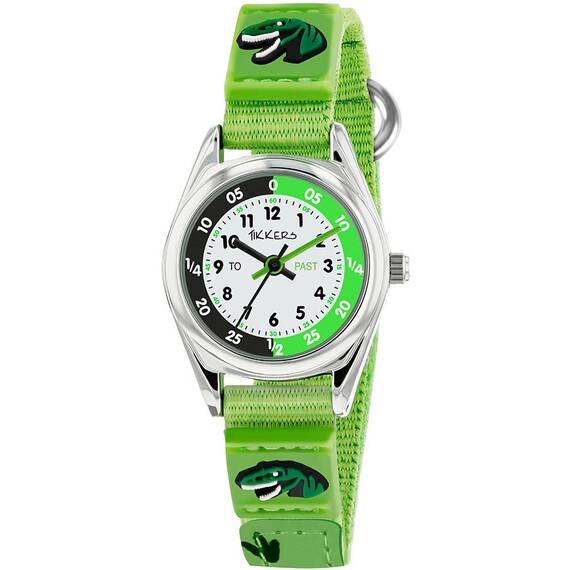 TIKKERS Boys Green Strap Dinosaur Set TK0149