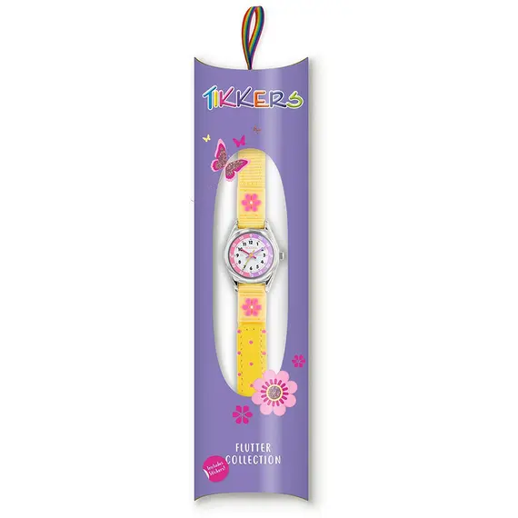TIKKERS, Girls, Yellow Strap Flower Set, TK0155, image 2