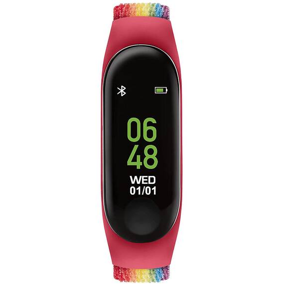 TIKKERS Series 1 Smartwatch Multicolor Canvas Strap TKS01-0019
