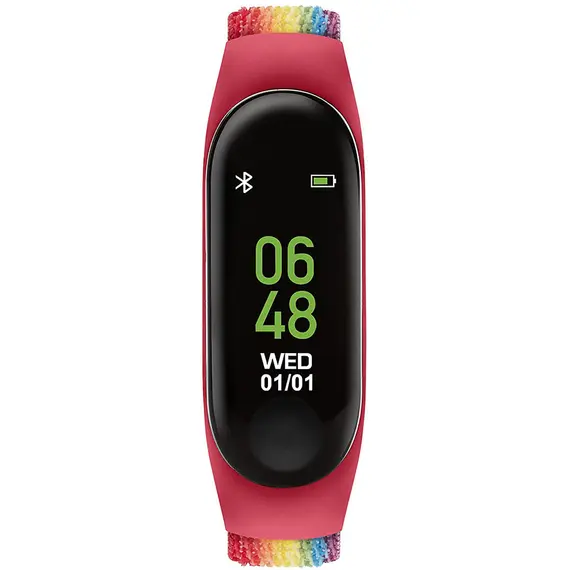 TIKKERS Series 1 Smartwatch Multicolor Canvas Strap TKS01-0019