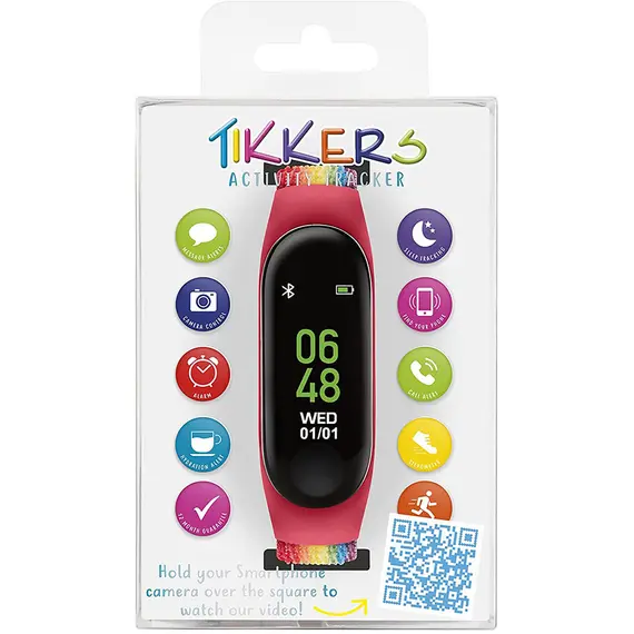 TIKKERS Series 1 Smartwatch Multicolor Canvas Strap TKS01-0019, image 4