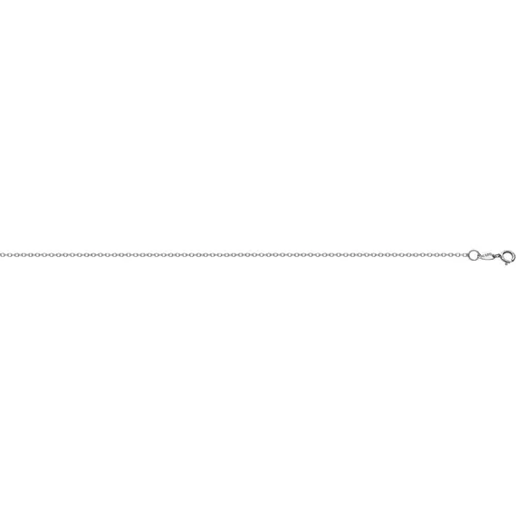ALORO White Gold Chain 9K ΑΣΔ025-45-9