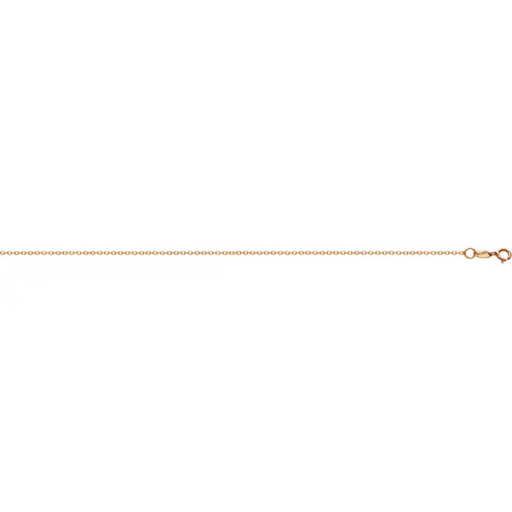 ALORO Rose Gold Chain 9K ΡΣΔ025-40-9