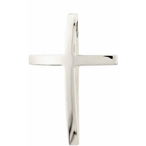KALOUSTIAN White Gold Cross 14K 5DO.01.482BCR