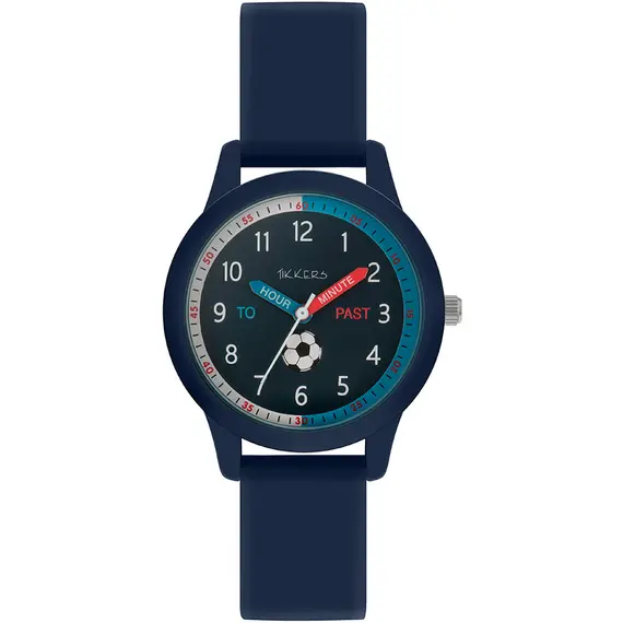 TIKKERS Boys Blue Silicone Strap Football Set ATK1071, image 2