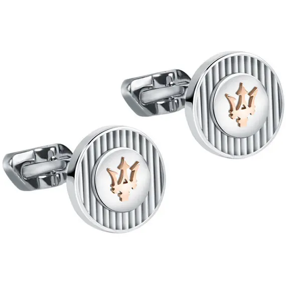 MASERATI Stainless Steel Cufflinks JM121ATK14