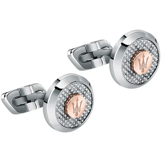 MASERATI Stainless Steel Cufflinks JM223ATK20