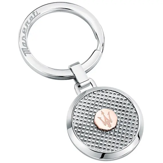 MASERATI Stainless Steel Keyring KMU2230101