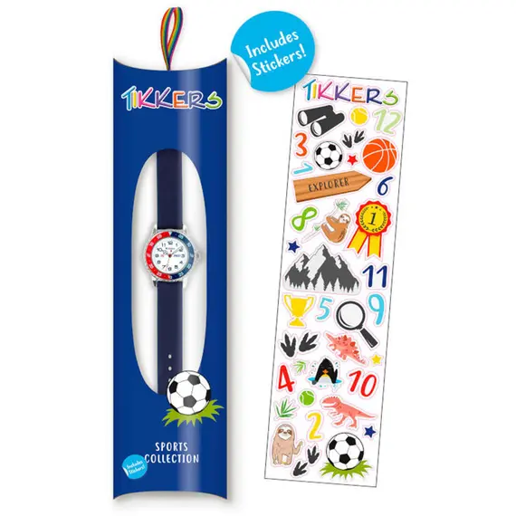 TIKKERS Boys Navy Strap Time Teacher TK0140, image 5